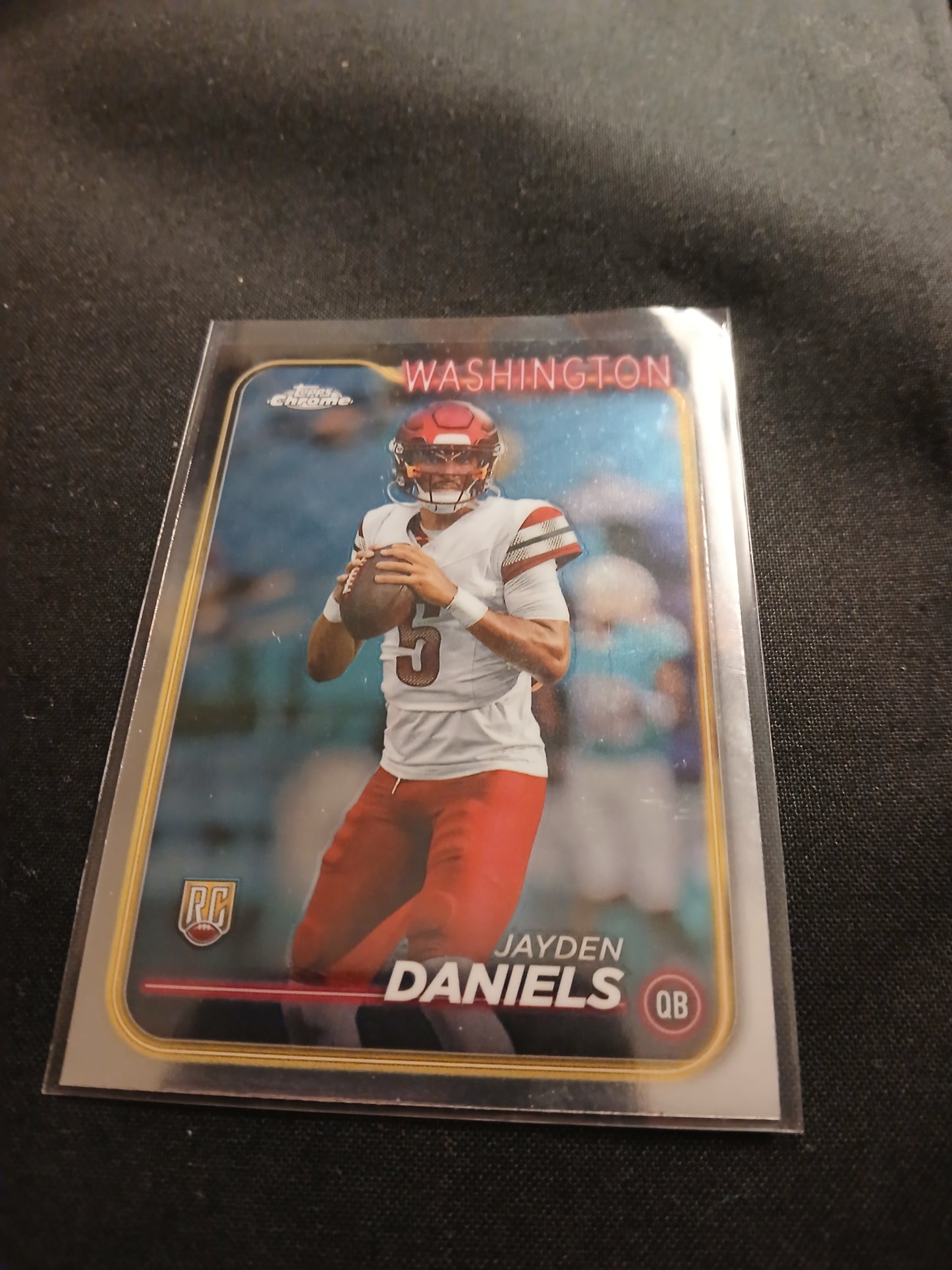 2024 Topps Chrome # 201, Jayden Daniel's (RC)