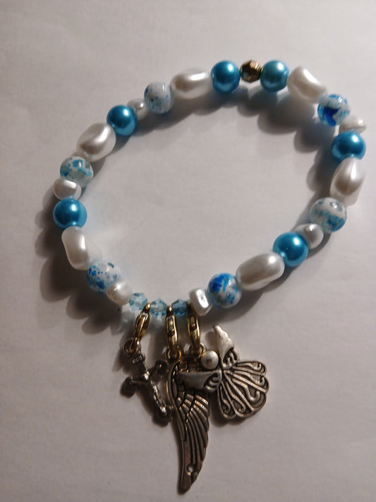 Homemade charm bracelet.